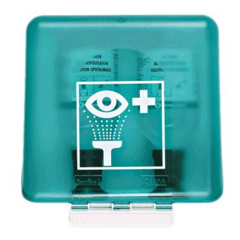 Schutzbox SecuBox Midi Augenspülstation mit 2 x 500 ml plum Augenspülflasche 4604
