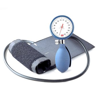 boso clinicus Übergröße Einschlauch-Technik Blutdruckmessgerät 60 mm blau mit Übergröße-Klett-Manschette