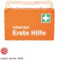 Preview: Erste Hilfe Koffer DYNAMIC-GLOW L SÖHNGEN orange Ind Norm Plus DIN 13169