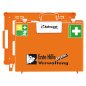 Preview: Erste Hilfe Koffer Advocat Verwaltung SÖHNGEN mit Pflasterspender Verbandkasten MT-CD orange