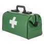 Preview: Arzttasche RUSTICANA CROSS grün DÜRASOL Großformat mit 2 Vortaschen inkl. 1 Ampullenspender