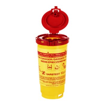 Multi-Safe twin plus Entsorgungsbehälter SARSTEDT 500 ml 0,5 Liter für unterwegs