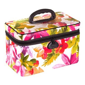 Arzttasche Easycare Flowers-Style BOLLMANN Leder mit Reißverschluss-Zahlenschloß