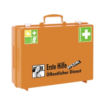 Erste Hilfe Koffer SPEZIAL Öffentlicher Dienst SÖHNGEN Verbandkasten MT-CD orange