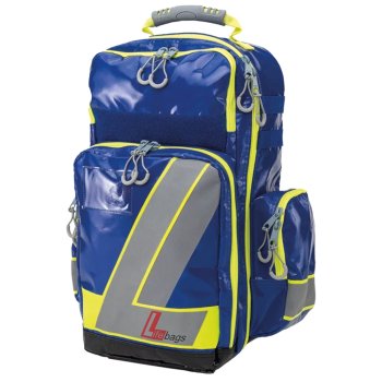 Sanitätsrucksack Lifebag L blau SÖHNGEN Notfallrucksack mit 5 Innentaschen