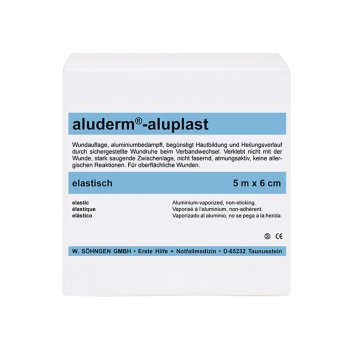 aluderm-aluplast Wundverbandpflaster 6 cm x 5 m SÖHNGEN elastisch