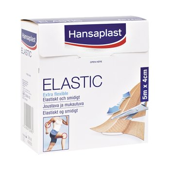 Hansaplast ELASTIC 4 cm x 5 m Wundpflaster elastisch