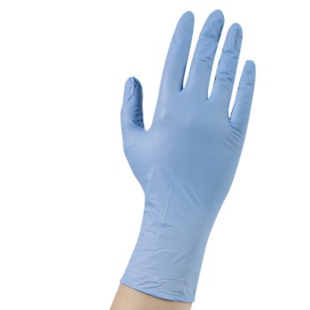 Nitril Schutz-Handschuhe M mittel SÖHNGEN blau PUDERFREI 100 Stück