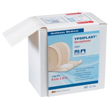 YPSIPLAST Wundpflaster 6 cm x 5 m HOLTHAUS starr