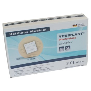 YPSIPLAST Pflasterpoints 2,3 cm HOLTHAUS wasserfeste Pflasterstrips 50 Stück