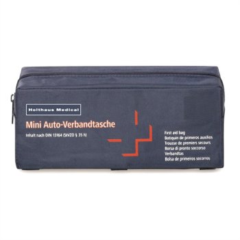 kingsmed GmbH - Geschäftskunden - Mini Auto KFZ Verbandtasche HOLTHAUS  Verbandkasten nach DIN 13164