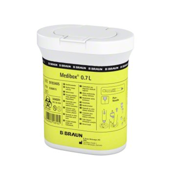 Abwurfbehälter Medibox B BRAUN 0.7 l
