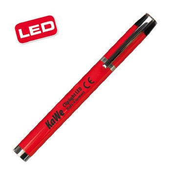 Diagnostikleuchte Cliplight LED rot KAWE aus lakiertem Metall mit auswechselbaren Batterien