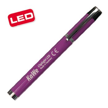 Diagnostikleuchte Cliplight LED lila KAWE aus lakiertem Metall mit auswechselbaren Batterien