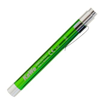 med.lux Pen LED grün KAWE mit Druckknopf und Dauerlichtfunktion