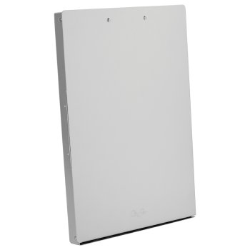 Formularhalter mit Box aus Aluminium mit Halteklemme Läufer 30517 Clipboard Klemmbrett