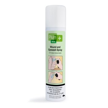 plum Wund- und Augenspray 4554 mit 250 ml Natriumchloridlösung