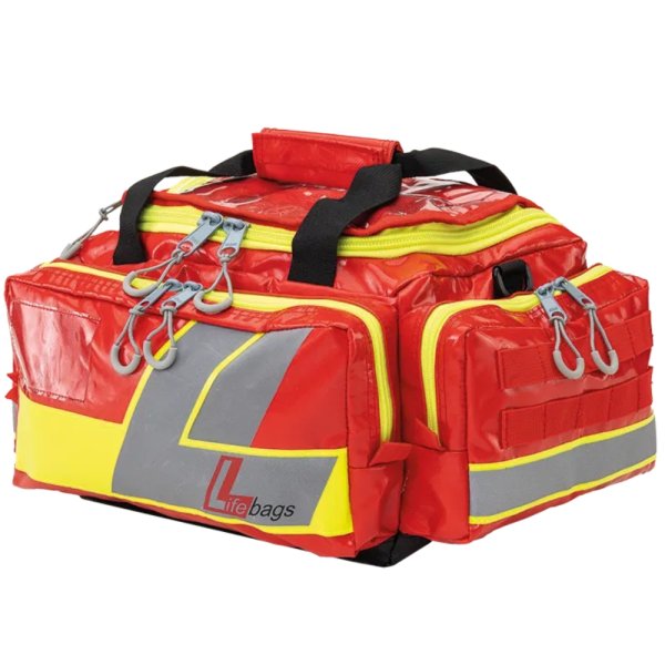 Notfalltasche Lifebag S rot SÖHNGEN Sanitätstasche mit Frottasche und 2 Seitentaschen