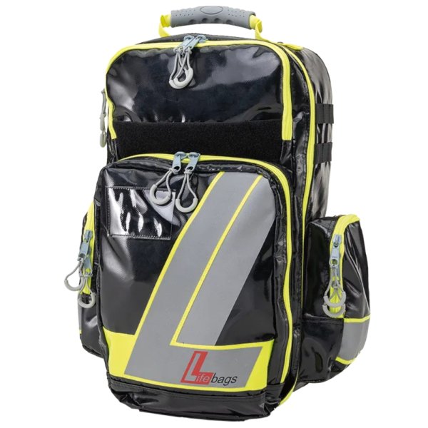 Sanitätsrucksack Lifebag L schwarz SÖHNGEN Notfallrucksack mit 5 Innentaschen