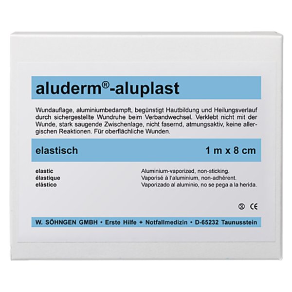 aluderm-aluplast Wundverbandpflaster 8 cm x 1 m SÖHNGEN elastisch