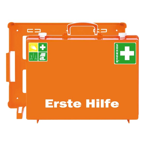 Erste Hilfe Koffer SÖHNGEN MT-CD Industrie Norm Plus orange DIN 13169 mit Erweiterungen