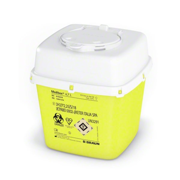 Abwurfbehälter Medibox B BRAUN 4700 ml 4,7 Liter