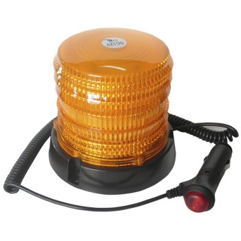 kingsmed GmbH - Privatkunden - LED Rundumkennleuchte orange mit Magnetfuß  Pannen-Warnleuchte für 12 oder 24 Volt