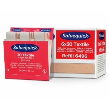 6 Sofortpflaster REF 6496 Fingerverband elastisch CEDERROTH für Pflasterspender Salvequick