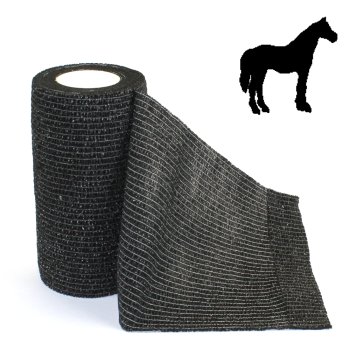 VliVet Klauenbandage schwarz 10 cm x 4,5 m HOLTHAUS selbsthaftende Bandage