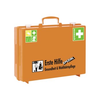 Erste Hilfe Koffer SPEZIAL Gesundheits & Wohlfahrtspflege SÖHNGEN Verbandkasten MT-CD orange