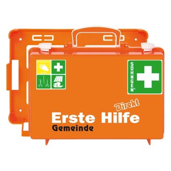 Erste Hilfe Koffer DIREKT Gemeinde SÖHNGEN SN-CD DIN 13157 erweitert