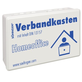 Verbandkasten Homeoffice SÖHNGEN KIEL weiß mit Füllung DIN 13157 Standard