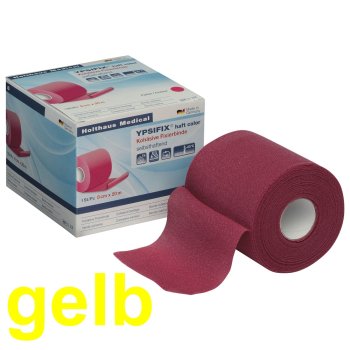 YPSIFIX haft Color Elasitsche Kohäsiv Binde HOLTHAUS 8 cm x 20 m gelb