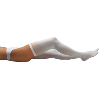 Thrombose-Prophylaxe-Strumpf mittel orange HOLTHAUS Medikur 1 Paar