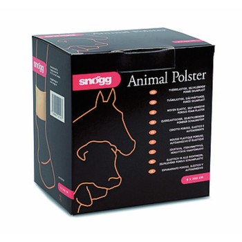 Snögg Animal Polster selbstklebender Schaumstoff-Verband für Tiere,9 x 200cm 