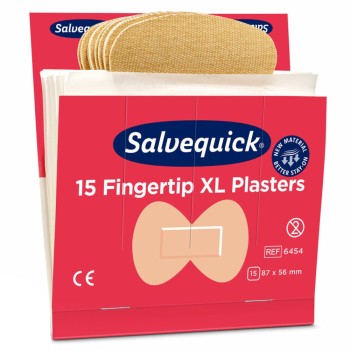 Sofortpflaster REF 6454 Fingerkuppen-Strips XL elastisch CEDERROTH für Pflasterspender Salvequick