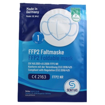 Faltmaske FFP2 HOLTHAUS Mund- und Nasenmaske nach EN 149