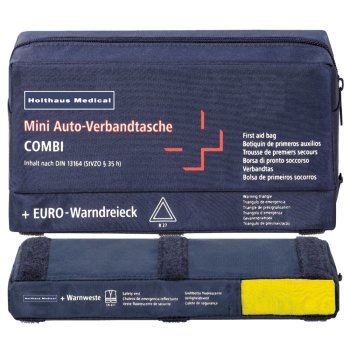 KFZ 17899: KFZ - Verbandtasche mit Warndreieck, DIN 13164 bei