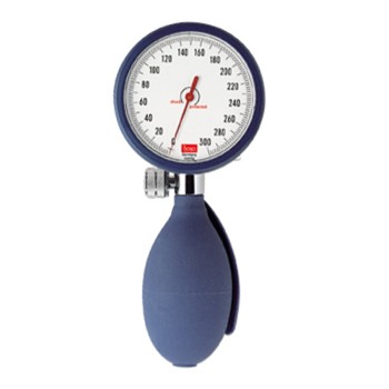 boso clinicus Einschlauch-Technik Blutdruckmessgerät 60 mm blau mit Klett-Manschette