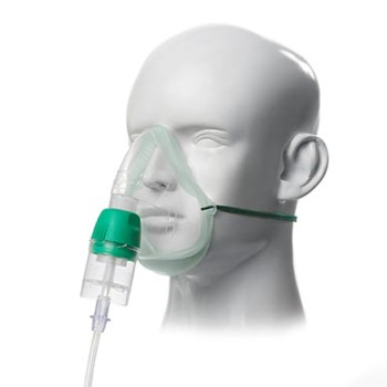 Sauerstoff-Atemmaske Cirrus 2 mit Vernebler Befeuchter INTERSURGICAL für Erwachsene mit 2,10 m Schlauch
