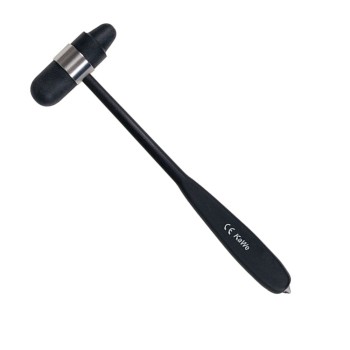 Reflexhammer Colorflex KAWE schwarz mit neurologischer Tastspitze