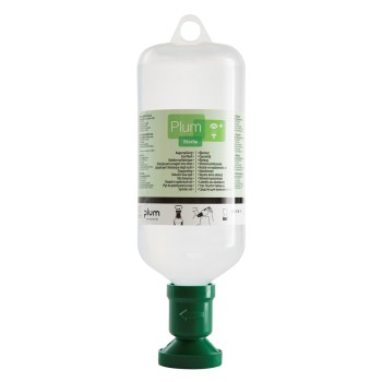 plum Augenspülflasche 4707 mit 1000 ml Natriumchloridlösung