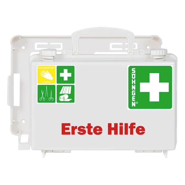 Erste Hilfe Koffer SÖHNGEN QUICK-CD Norm weiß DIN 13157