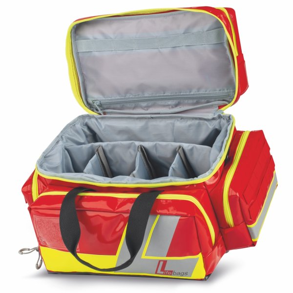 Notfalltasche Lifebag M rot SÖHNGEN Sanitätstasche mit Frottasche und Deckelfach und und 2 Seitentaschen