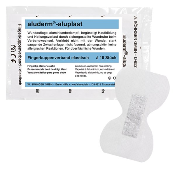 aluderm-aluplast Fingerkuppenverband SÖHNGEN elastisch 10 Stück