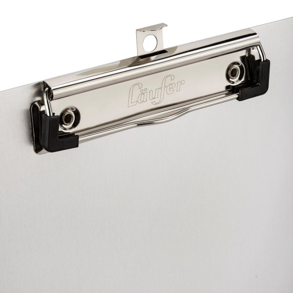 Klemmbrett aus Aluminium mit flacher Klemme Läufer 21518 Clipboard Formularhalter